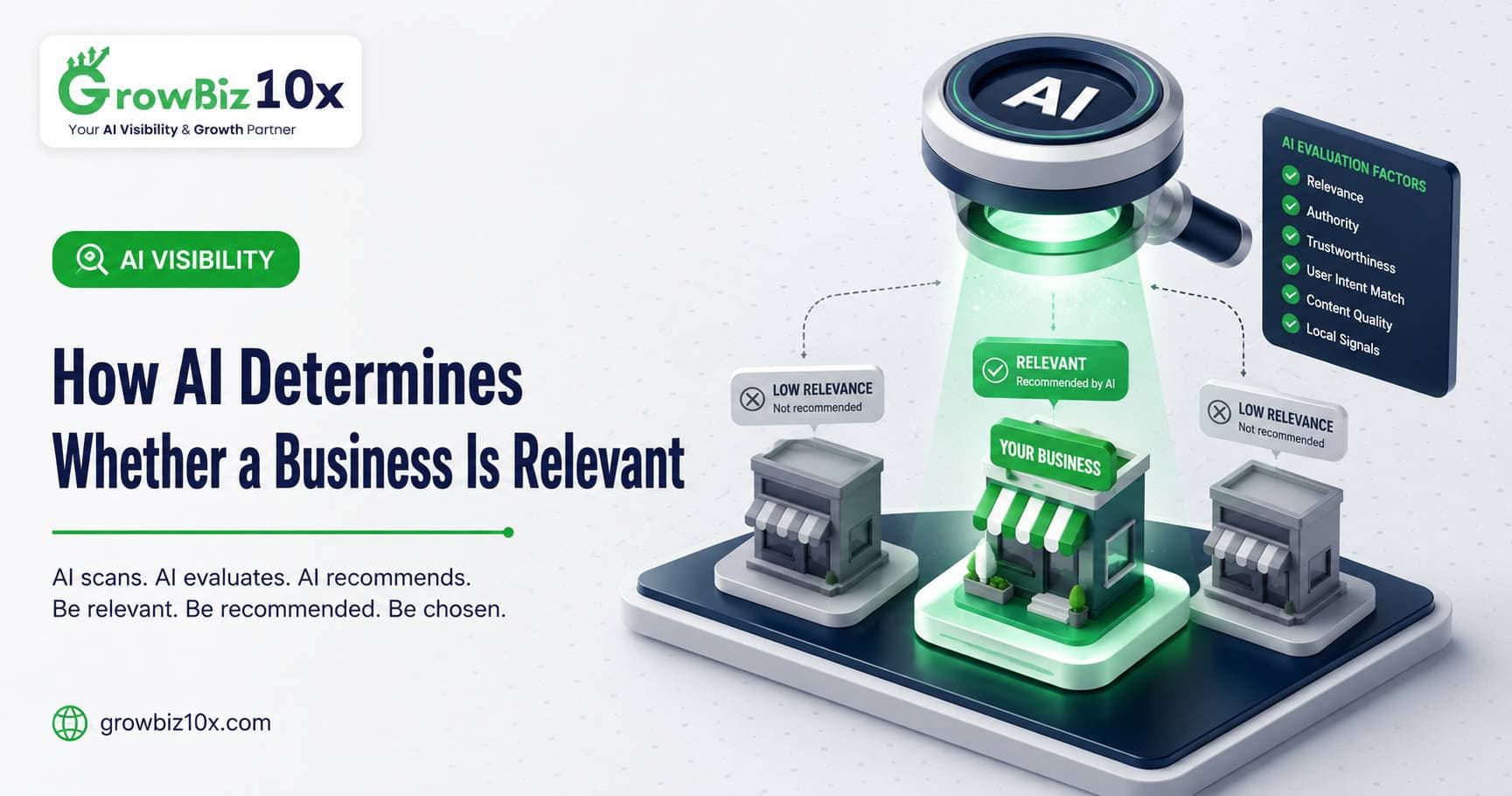How AI Determines Whether a Business Is Relevant