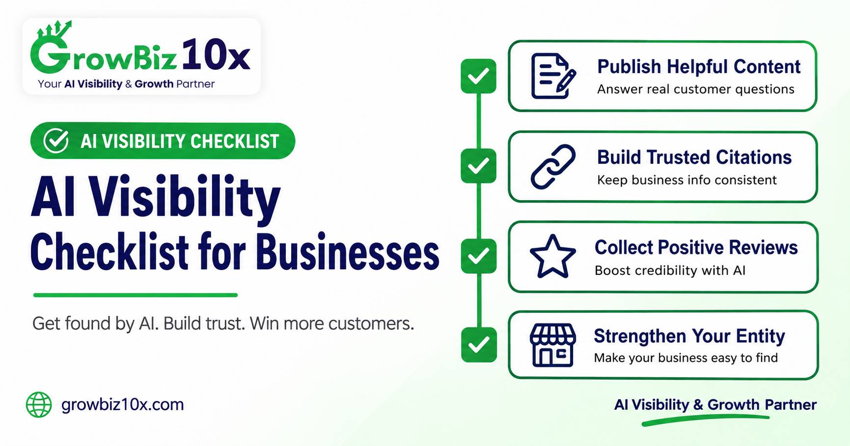 AI Visibility Checklist for Businesses
